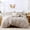 Tan-Queen 90x90, variant on Blue Queen 90x90 Gingham Duvet Cover Bedding Set