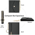 thumbnail image 5 of Womens Wallet RFID Blocking Small Wallets Woman Credit Card Holder Trifold Ladies Wallets with Coins Zipper Pocket, 5 of 5