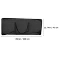 thumbnail image 2 of OUNONA Keyboard Carrying Case Black Oxford Fabric 1 Set for Musicians and Students, 2 of 8