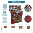 thumbnail image 6 of Christmas Table Runner 90 Inches Long Farmhouse Dress Scarves, Red Cardinal Bird Poinsettia Pine Needles Plaid Dining Tablerunner for Coffee Table/Kitchen Island/Party Décor, 13" x 90", 6 of 8