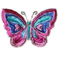 thumbnail image 2 of yuksok Butterfly Shape Sequin Patch Embroidery Applique Sewing Fabric Embellishment, 2 of 8