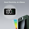 thumbnail image 5 of Wireless Power Bank, 5000mAh 22.5W Portable Charger with LED Power Display, 2 in 1 Magnetic Portable Power Bank Fast Charging, Suitable for Outdoor Travel Backup Small Phone Charger, Green, 5 of 8