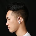 thumbnail image 4 of Kearding 1 par de auriculares de silicona con gancho para la oreja, auriculares portátiles con gancho para la oreja, soporte para Cables de audio/vídeo blanco, 4 of 6