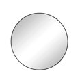thumbnail image 2 of 39 Inch Black Circular Wall Mirror with Metal Frame Round Vanity Dressing Mirror for Bathroom Living Room Bedroom Decor, 2 of 7