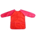 thumbnail image 1 of Minnieouse Cubierta de manga larga para niños Color sólido y resistente a la suciedad Cubierta de pintura para niños Accesorios de disfraces rojo METRO, 1 of 6