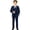 Blue, variant on Baby Boy Outfits Formal Suit Set with Jacket Shirt Tie and Pants for Occasions Boys' Clothing Sets Black A