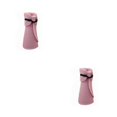 thumbnail image 2 of Qarigey Sombrero de paja ligero para mujer para protección solar: sombreado y elegante con gorra de moda para el sol Verano Playa rosa M rosa M（56-58cm） 2Conjunto, 2 of 6