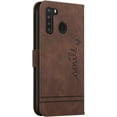 thumbnail image 2 of Campatible with Samsung Galaxy A21 Case, Galaxy A21 Wallet case with Card Holder Kickstand Magnetic Premium PU Leather Flip Shockproof Protective Case for Samsung Galaxy A21 Brown HX, 2 of 14