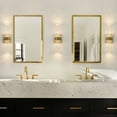 thumbnail image 7 of Kaiste Bathroom Crystal Wall Light Modern Integrated LED Wall Sconce for Bedroom Living Room - Gold, 7 of 7