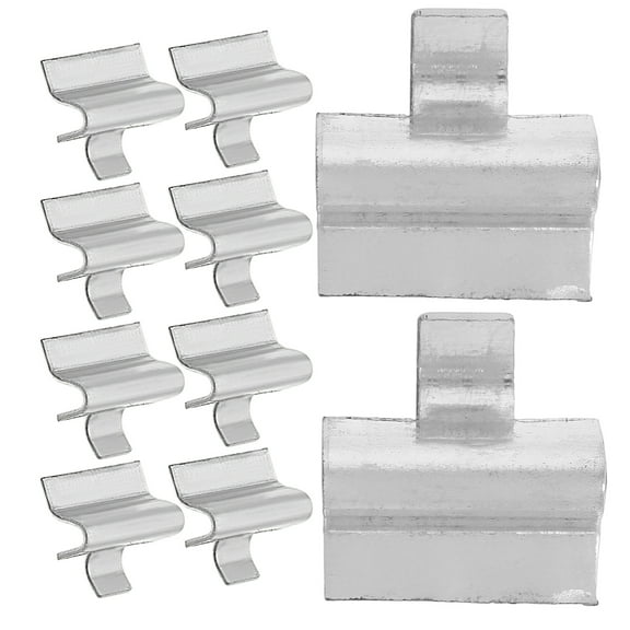Raindrops 10pcs Metal Shelf Clasps For Cabinets Locking Shelf Pins Heavy-Duty Metal Clips Shelf Support Clips For Office Shelf Support Clips