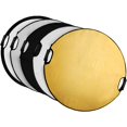 thumbnail image 1 of Selens 5-in-1 43 Inch (110cm) Portable Handle Round Reflector Collapsible Multi Disc with Carrying Case for Photography, 1 of 5