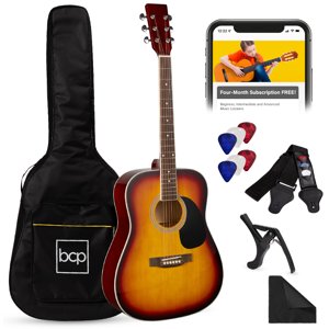 Best Choice Products 41in Full Size All-Wood Acoustic Guitar Kit