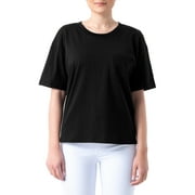 Time and Tru Womens Pima Cotton Boyfriend T-shirt