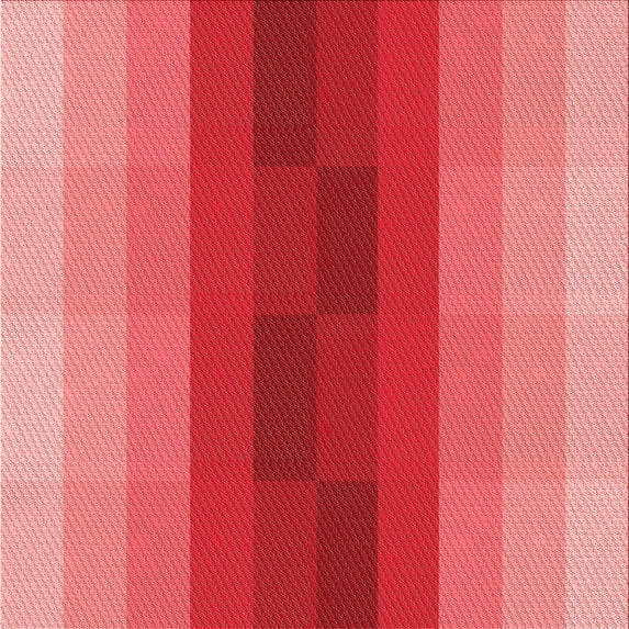 Ahgly Company Indoor Square Patterned Pastel Red Pink Area Rugs, 4' Square