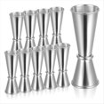 thumbnail image 1 of 10 Jiggers para Coctelería, Vasos Medidores de Vidrio de Acero Inoxidable 304 para Cócteles, Herramientas para Barman en Casa., 1 of 5
