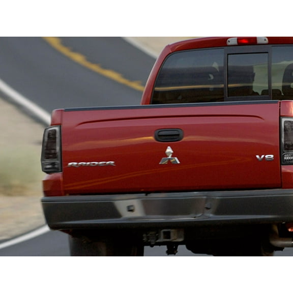 Rvinyl Tail Light Tint Covers Compatible with Mitsubishi Raider 2006-2009 - Matte Smoke