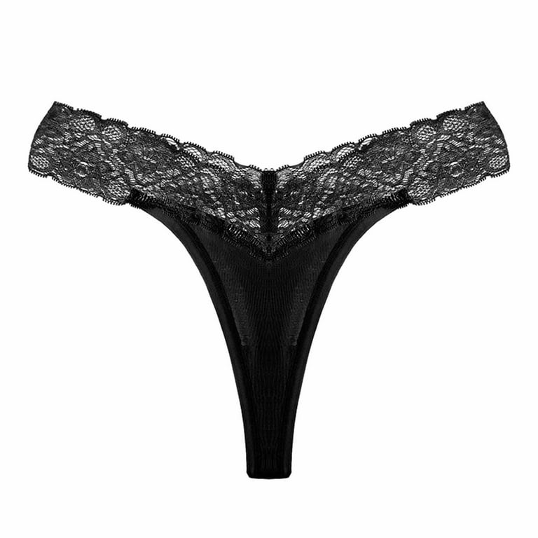 Homadles Womens Lingerie Comfort Panty- Plus Size Underwear Black