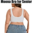 thumbnail image 7 of Moona Bra for Senior, Moona Bra - Front Closure Breathable Bra for Seniors, Full Coverage Bras for Older Women, 7 of 7