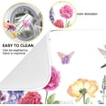 thumbnail image 2 of Colorful Wildflowers Butterflies Dish Drying Mat Kitchen Counter Mat Draining Mat Kitchen Accessories Dish Rack Pad for Dishes, Utensils, Countertops, Sinks 16x18in, 2 of 7
