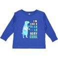 thumbnail image 3 of Inktastic Funny Polar Bear Boys or Girls Long Sleeve Toddler T-Shirt, 3 of 5