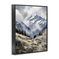 thumbnail image 2 of Stupell Industries Traditional Snow Caps Mountain Peaks Black Framed Giclee Art, 11 x 14, by Franklyn Gregory, 2 of 8