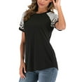 thumbnail image 5 of SAYFUT Womens Long Sleeve Tees Round Neck T-Shirt Casual Blouse Tee Plus Size, 5 of 8
