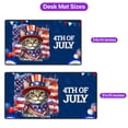thumbnail image 5 of Patriotic Manx Celebrates 4th of July Desk Mat Full Keyboard Mouse Pad Cat Lover Kitten Owner Gifts Large Mousepad - 02009, 5 of 5