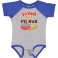 thumbnail image 3 of Inktastic Pit Bull Loved by a (dog Breed) Boys or Girls Baby Bodysuit, 3 of 5