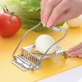 thumbnail image 1 of Cortadora de huevos, cortadora de huevos multiusos de alambre de acero inoxidable 304 para huevos duros, cortadora de huevos de aluminio cortadora resistente, 1 of 4