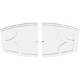 thumbnail image 2 of 22"W x 14 5/8"H x 1"ID x 11 3/4"C x 1"P Kailey Architectural Grade PVC Contemporary Ceiling Medallion, Two Piece, 2 of 11