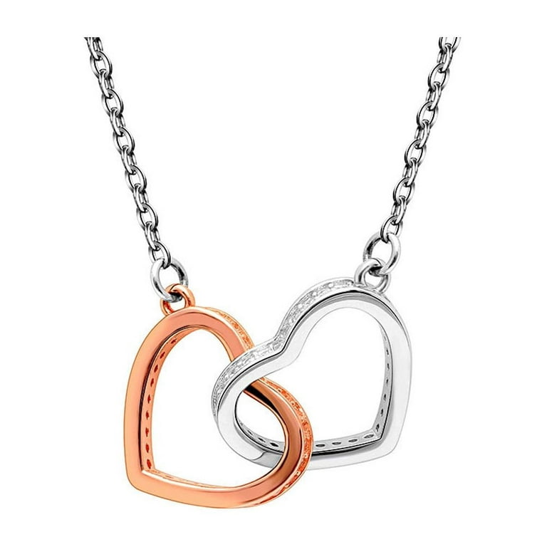 (2 PACK) LOVE WINS + ROSE HEART NECKLACE (save $11)