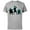 Athletic Heather, variant on Haunted Mansion Movie Hitchhiking Ghosts Trio - Short Sleeve Cotton T-Shirt for Adults - Customized-Charcoal