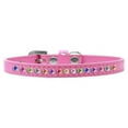 thumbnail image 1 of One Row Confetti Size 8 Bright Pink Puppy Collar, 1 of 1