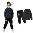 thumbnail image 5 of Kids Boys Girls Active Sweatsuit,2PC Long Sleeve Grey Basic Hoodie and Jogger Pants Fall Clothes Toddler 3-4 Years Boys Clothes Cute&nbsp;Boys Girls&nbsp;Clothing, 5 of 6