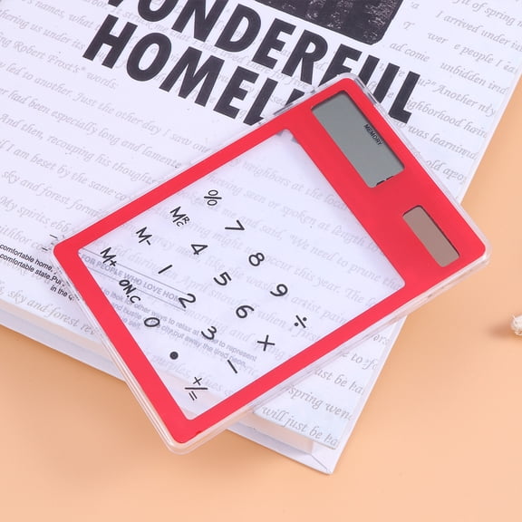 HEANUJJ Portable School Calculator Set with Flat Plastic Design, Lightweight and Compact, Perfect for Students and Daily Use