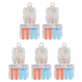 thumbnail image 3 of Wire Connector, Brass Contact Plugging Type 5Pcs Quick Wiring Cable Connector 250V 32A   For Home Appliances For Electrical Control, 3 of 8