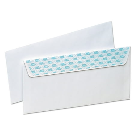 Ampad Gold Fibre SafeSeal Release & Seal Envelope, #10, 4 1/8 x 9 1/2, White, 100/Box