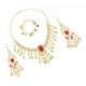 thumbnail image 4 of Conjunto de joyas para danza del vientre, pendientes, cadena para la nariz, anillo, diadema, danza del vientre oriental si, 4 of 9