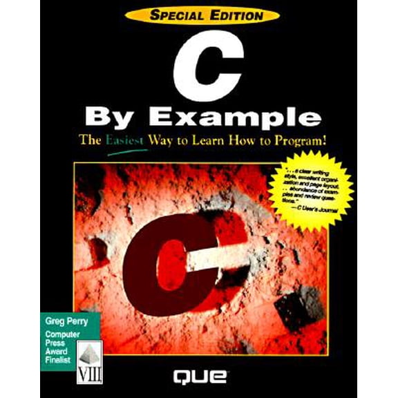 Pre-Owned C by Example, 9781565294387, 1565294386, Paperback,