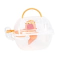 thumbnail image 3 of oshhni Hamster Carry Case Cage Pet Outgoing Cage for Dwarf Hamster Outdoor Squirrel Orange, 3 of 9