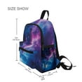 thumbnail image 3 of FORMRS School Backpack with Front Zippered Pocket 12" Student Travel Daypack, Galaxy Pattern, 3 of 6