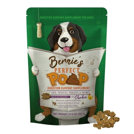 UPC: 0691035745877 | BERNIE S PERFECT POOP 4 IN ONE DIGESTION FORMULA FOR DOGS – FIBER  PREBIOTICS  PROBIOTICS & DIGESTIVE ENZYMES HELP PREVENT GAS  DIARRHEA  CONSTIPATION  BAD BREATH  UPSET STOMACH AND STOP POOP EATING