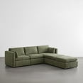 thumbnail image 2 of CHITA Oversized Modular Sectional Sofa Set with Storage Ottoman,Extra Large L/U Shaped Sofa Couch with Reversible Chaise,5 Seat Modern Modular Sofa for Living Room,Green,112 inch Width, 2 of 5