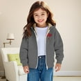 thumbnail image 4 of EnJoCho Unisex Boys Girls Zip Up Hoodie Oversized Long Sleeve Hooded Sweatshirt Casual Y2K Jacket Winter Clothes Street Fashion, 4 of 7