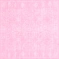 thumbnail image 1 of Ahgly Company Indoor Square Abstract Pink Contemporary Area Rugs, 7' Square, 1 of 4