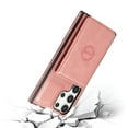 thumbnail image 3 of Allytechgroup Wallet Case for Galaxy S24 Ultra, Retro PU Leather RFID Blocking Mangetic Cards Slots Shockproof Anti-Scratch Phone Case for Samsung Galaxy S24 Ultra, Rosegold, 3 of 8
