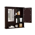 thumbnail image 1 of Mueble de baño montado en la pared COSTWAY con 2 puertas con espejo, 1 of 9