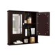 thumbnail image 1 of Mueble de baño montado en la pared COSTWAY con 2 puertas con espejo, 1 of 9
