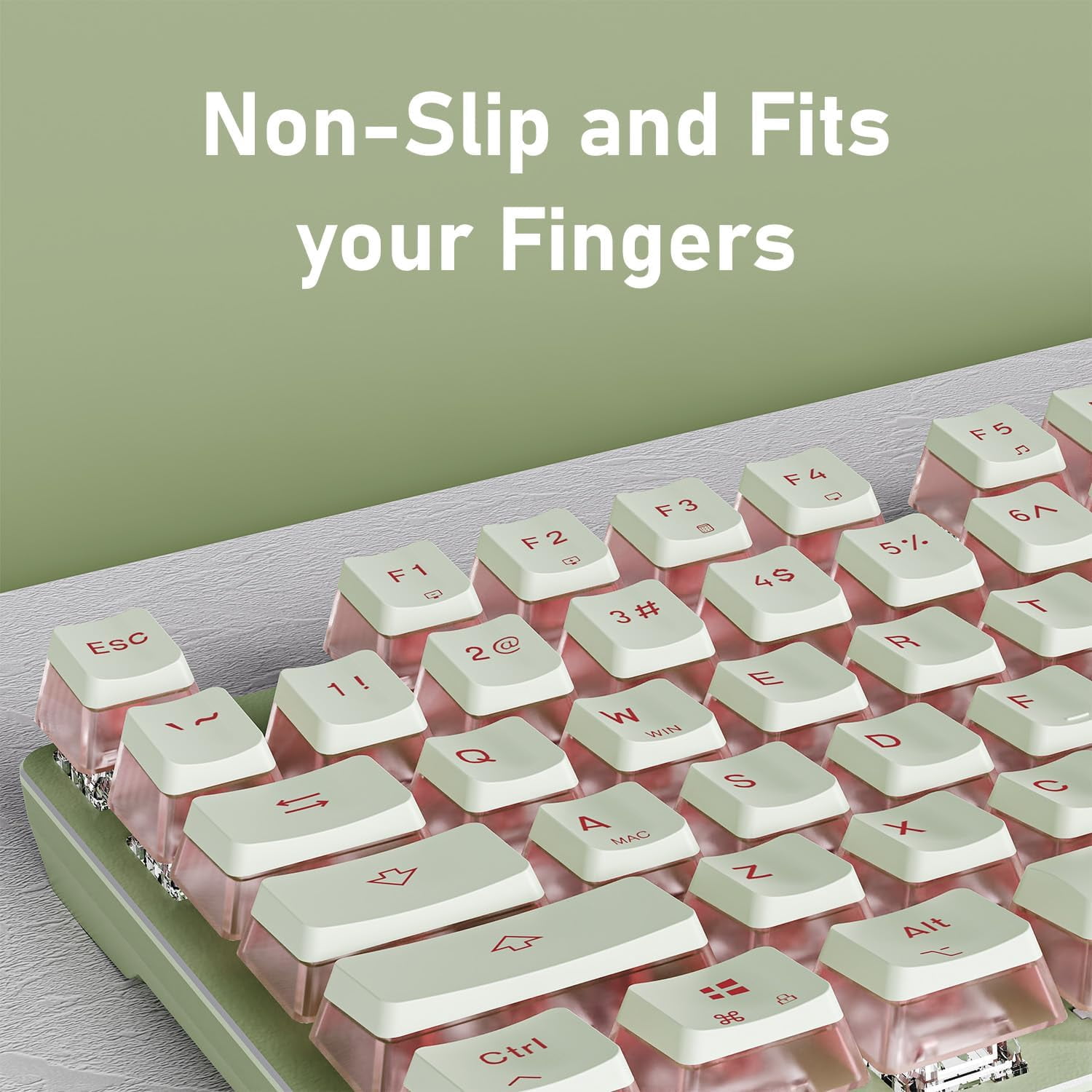 Typewriter Style Mechanical Gaming Keyboard, Wired Mechanical Keyboards,104 Keys Backlit LED Keyboards, Media Control Knob, Wired Computer Keyboard Pink Switch for Windows/Mac/PC-Purple