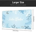 thumbnail image 4 of XMXT Non-Slip Gaming Mouse Pad, Snowflake Winter Illustration Mousepad Computer Keyboard Mats Desk Pads Office Decor Accessories, 15.8"x29.5", 4 of 8